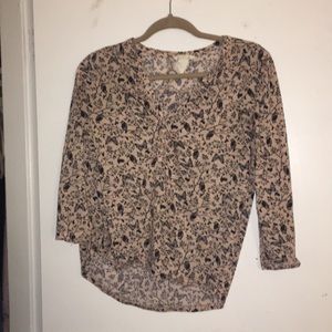 Fun owl and butterfly blouse